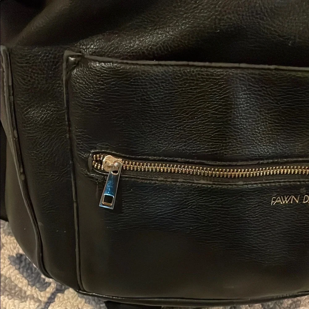 Fawn Design Black Diaper Bag